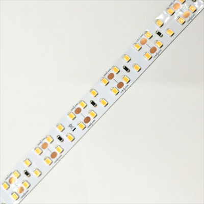 ダブル ライン DC24V 15mm 幅 柔軟な LED ストライプ 明るい 白色 LED 柔軟 リボン