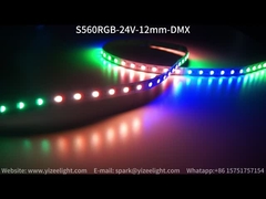 デジタル RGB LED ストライプ DMX512 60LEDs/M 12mm 14.4W/M 5050 ドリームカラー LED ストライプ